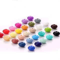 100pcs Teething Silicone Beads