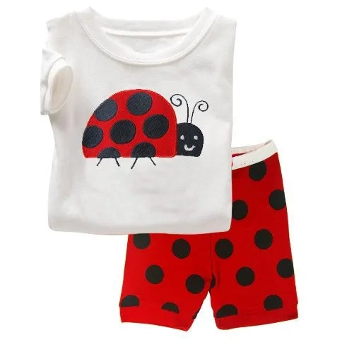 Red Dino Children Pajama Sets