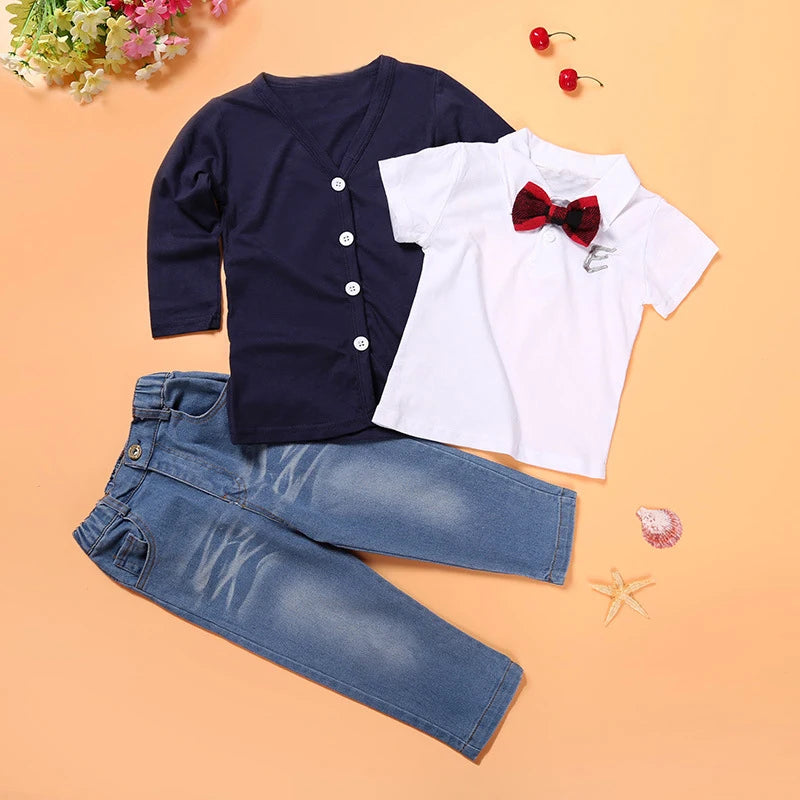 3Piece Spring Autumn Baby Boy Set