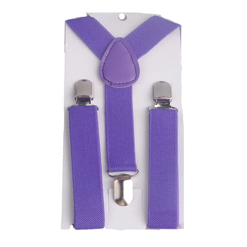 Children Clip-on Adjustable Elastic Suspenders