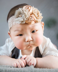 Baby Chiffon flower headband