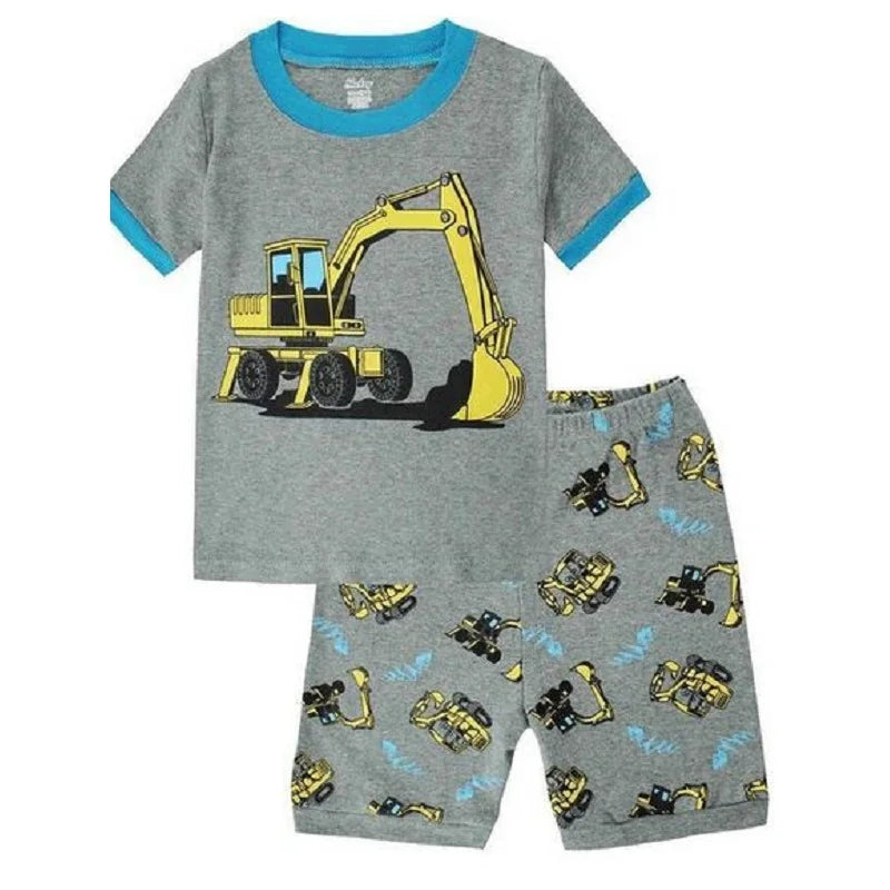 Red Dino Children Pajama Sets