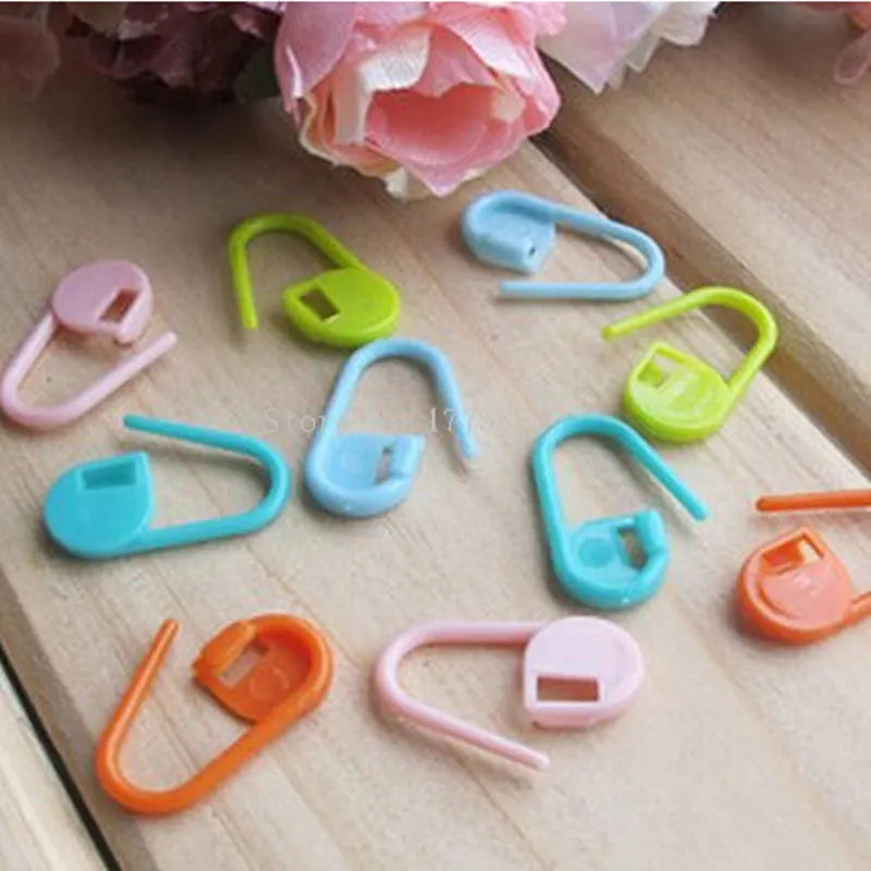 50Pcs Mini Knitting Crochet Locking Stitch Markers