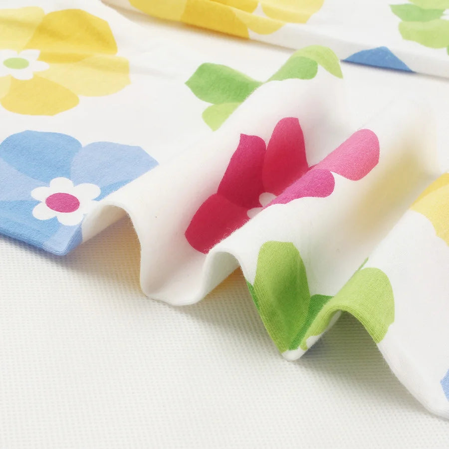 Girls Printing Flower Toddler Leggings