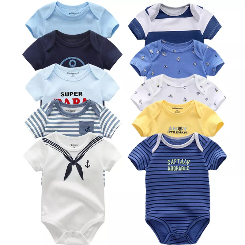 5Pcs High Quality Infant Jumpsuit
