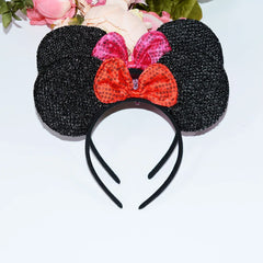 12pcs Girls Mouse Ears Bow