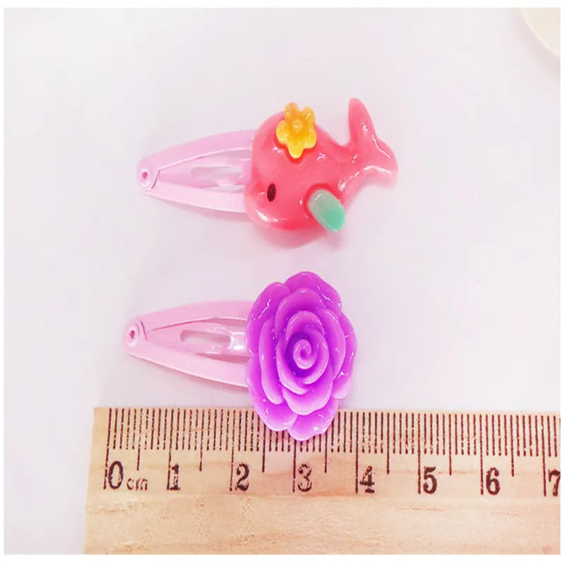 Barrette Baby Flower Hair Clips