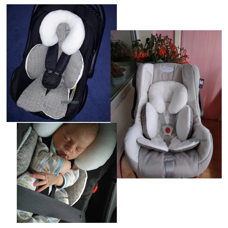 Baby stroller, cushion & car seat