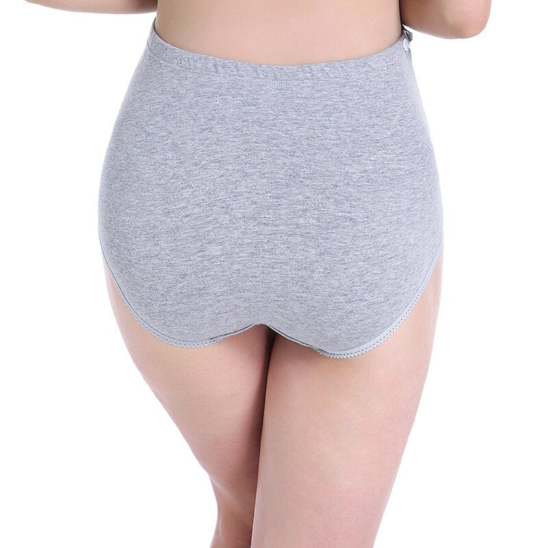 4Pcs/Lot Cotton Maternity Underwear Panty Pregnant Brief High Waist