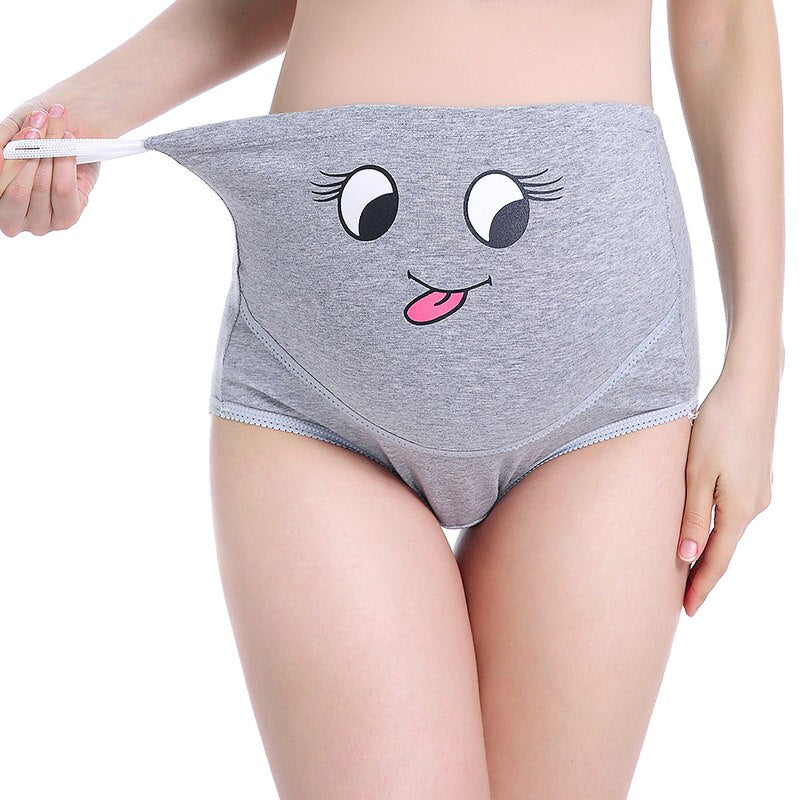 4Pcs/Lot Cotton Maternity Underwear Panty Pregnant Brief High Waist