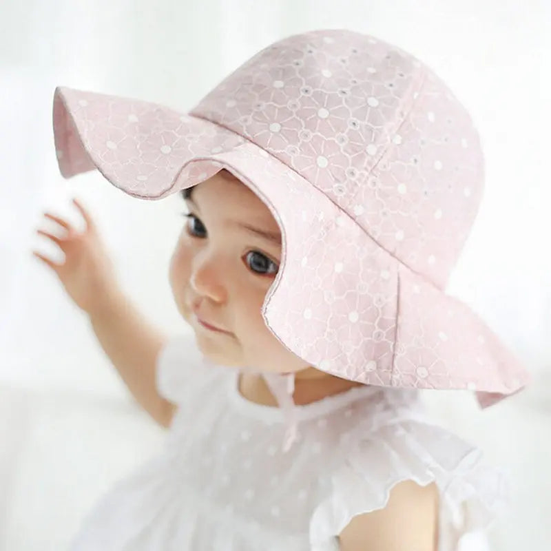 Baby Bucket Floral Cap