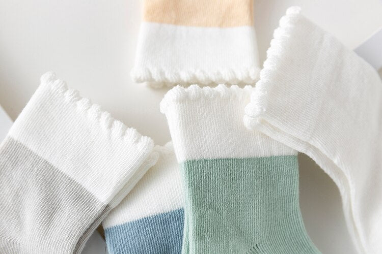 5Pairs Baby Socks Summer Cotton Newborn Boys Toddler Socks Baby