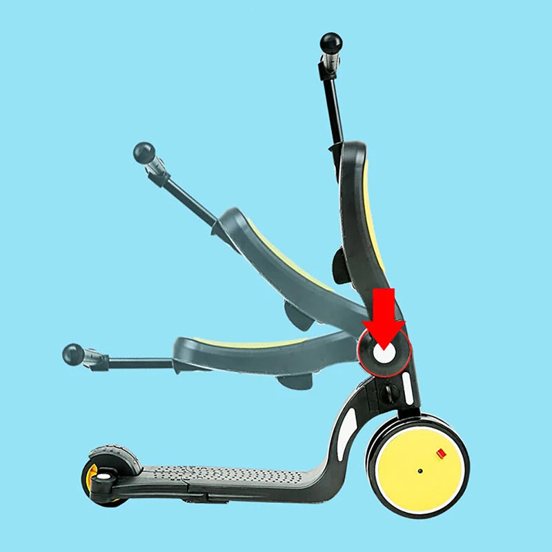 Foldable Children Scooter Tricycle