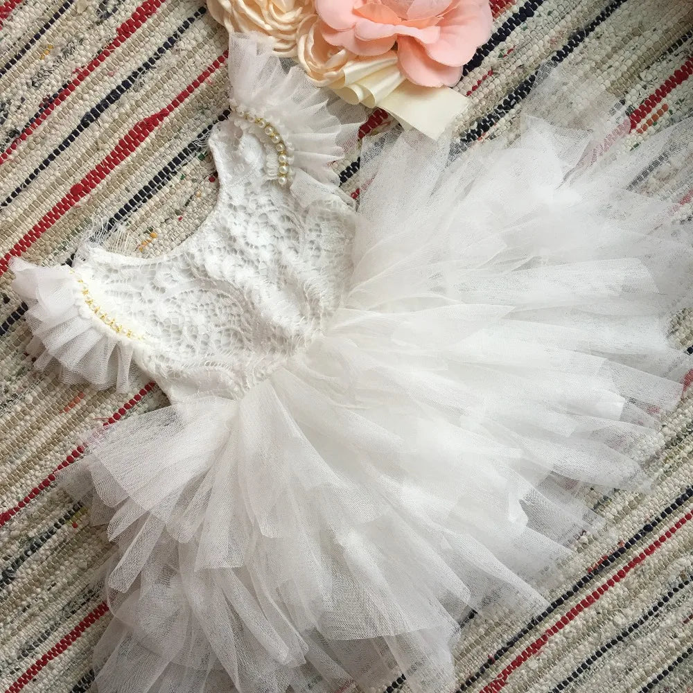 Vintage Princess Girl Birthday Party Dress