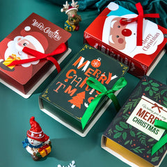 Book Shape Christmas Candy Boxes