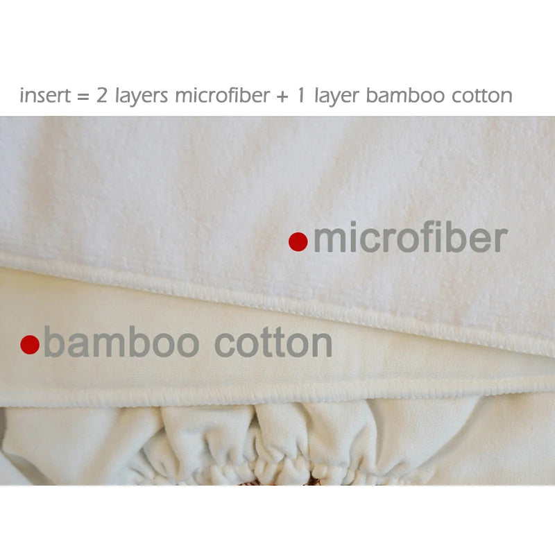 Organic Bamboo Cotton Overnight Diaper