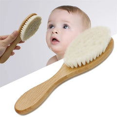 New Baby Care Pure Natural Wool Hair Brush