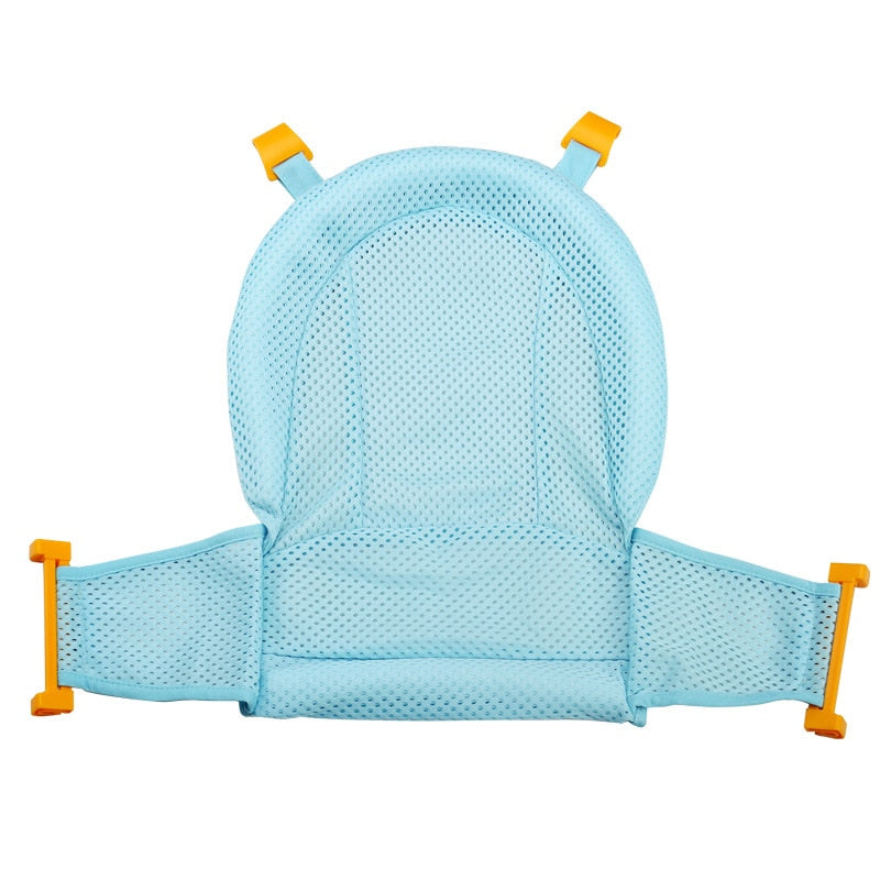 Baby Bath Seat Support Mat Fordable Baby Bath Tub Pad & Chair Newborn