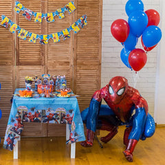 Big 3D Spiderman Iron Man Hero Aluminium Foil Balloons Birthday Party Decorations Kids Cartoon Baby Shower Supplies Gift Globos