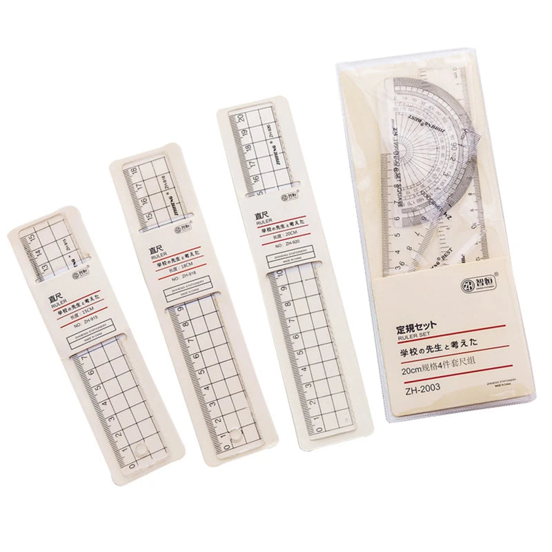 Transparent Simple Style Plastic Ruler