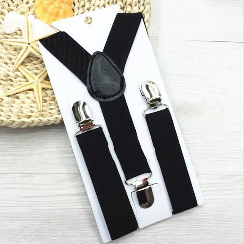 Children Clip-on Adjustable Elastic Suspenders