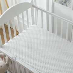 3D Dot Velvet Crib Sheets