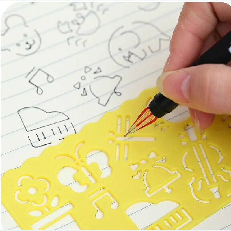 Children Speed Drawing Template Ruler