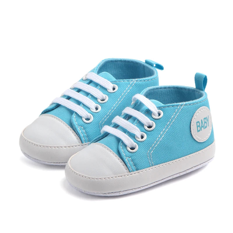 Newborn 0-12M Toddler Canvas Sneakers