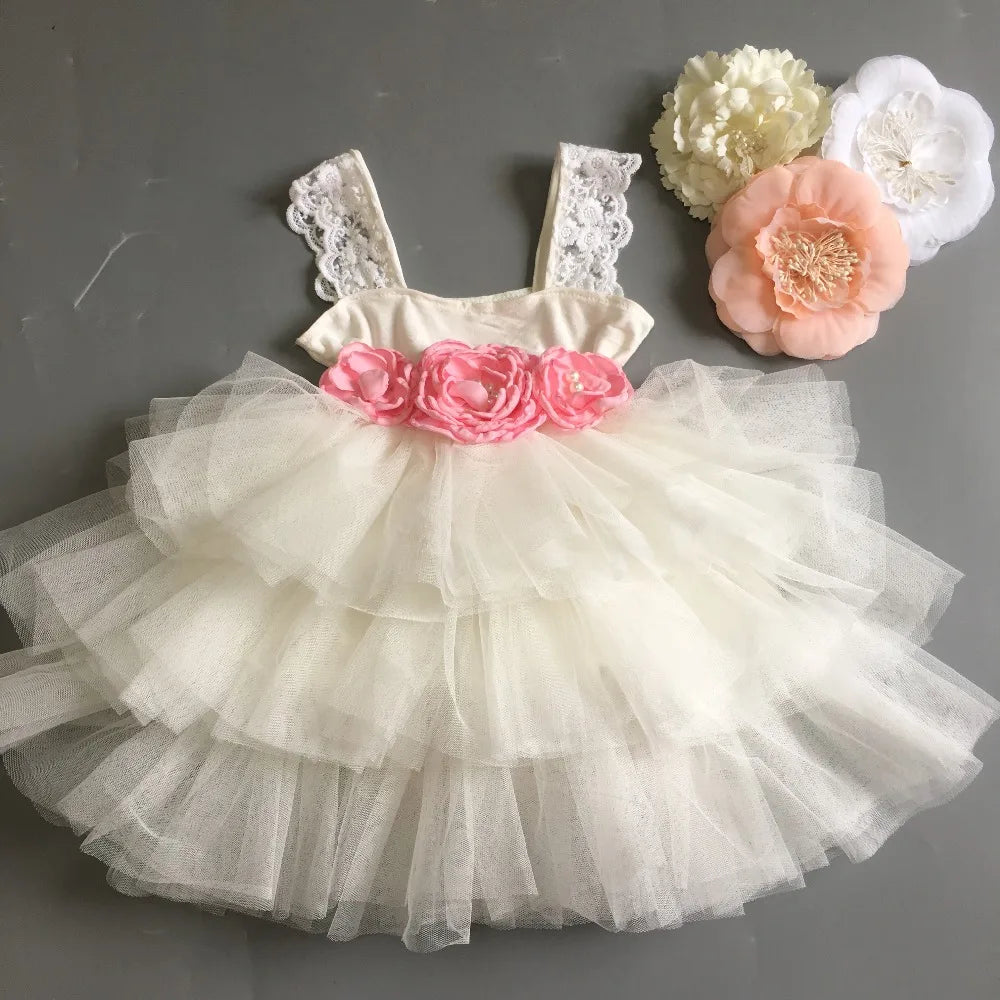 Vintage Princess Girl Birthday Party Dress