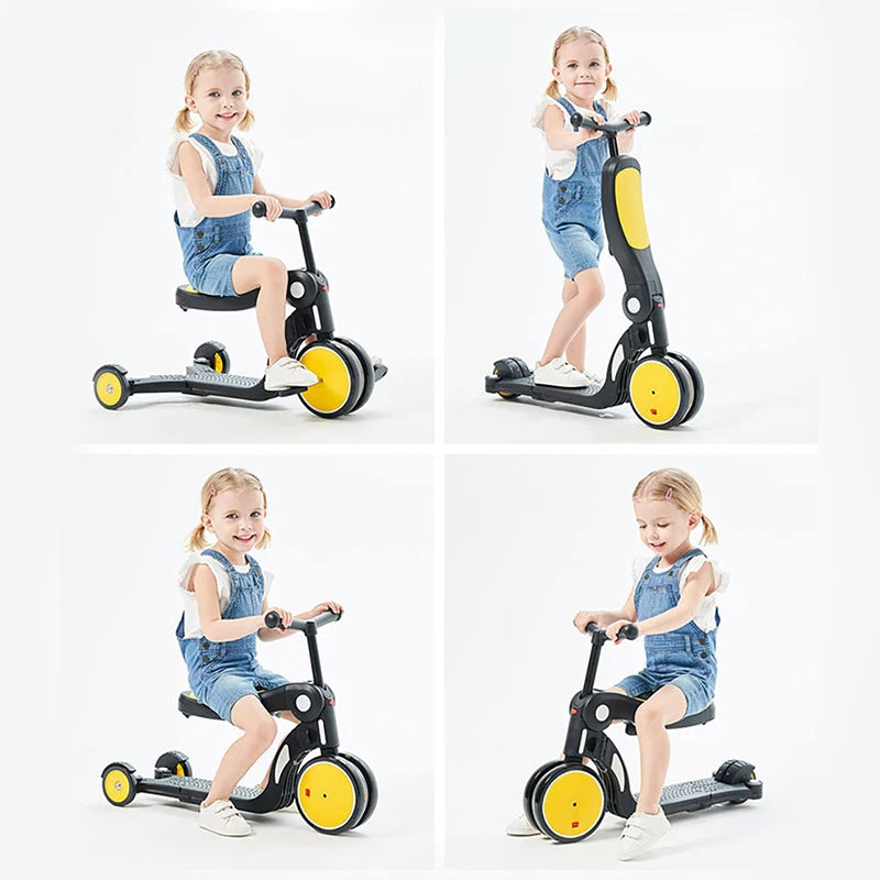 Foldable Children Scooter Tricycle