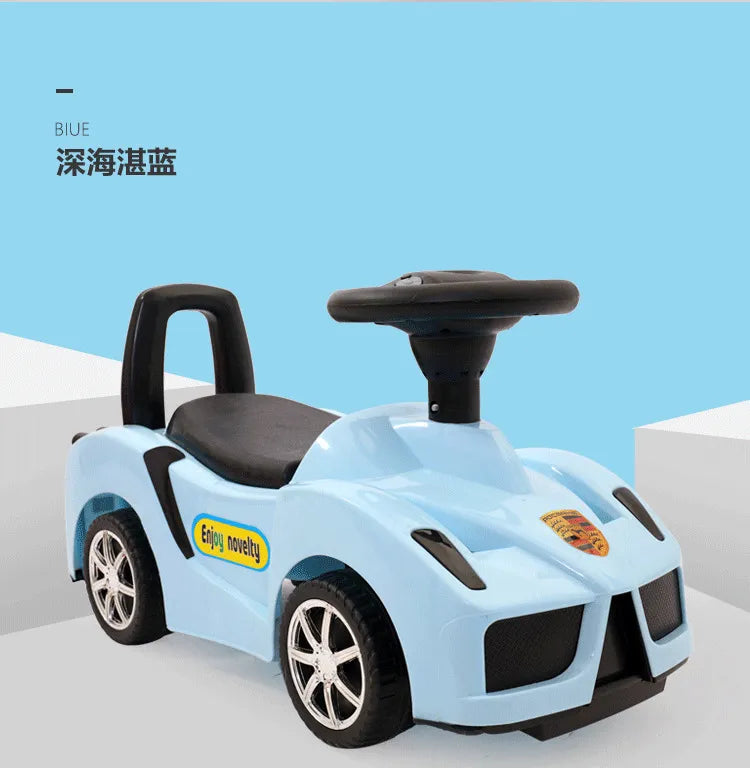 Children's Four-wheel Walking Aid with Music