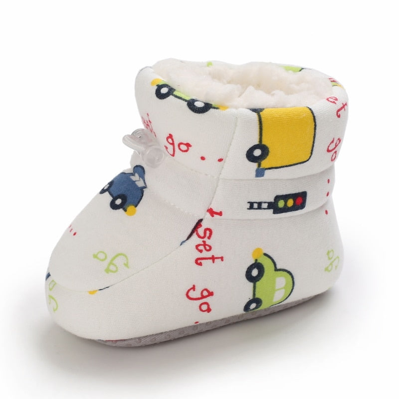 Newborn Baby Shoes Boy Girl First Walkers Cotton Comfort Soft Anti-slip