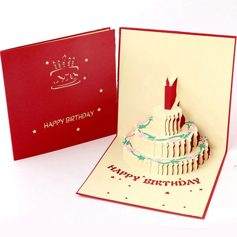 3D Creative Pop Up Greeting Cards