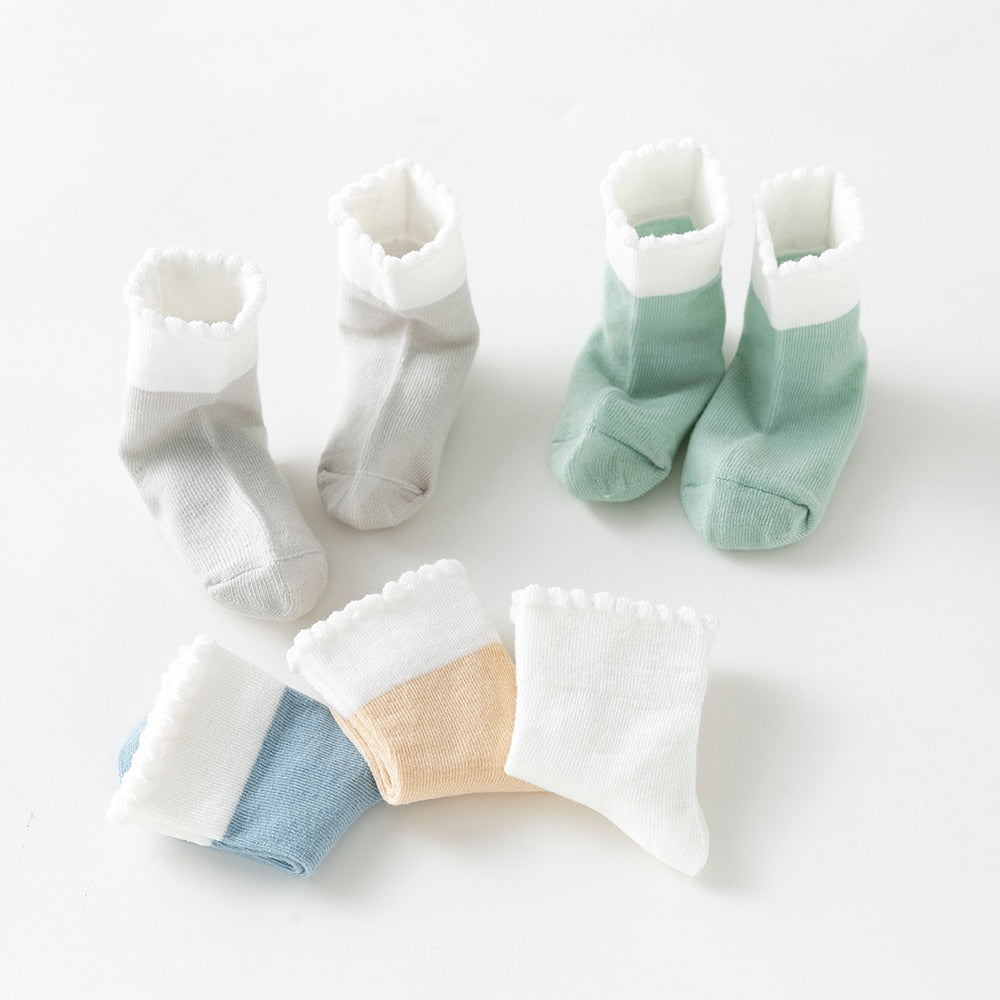 5Pairs Baby Socks Summer Cotton Newborn Boys Toddler Socks Baby