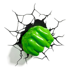 Hulk Head Hand 3D Wall Lamp