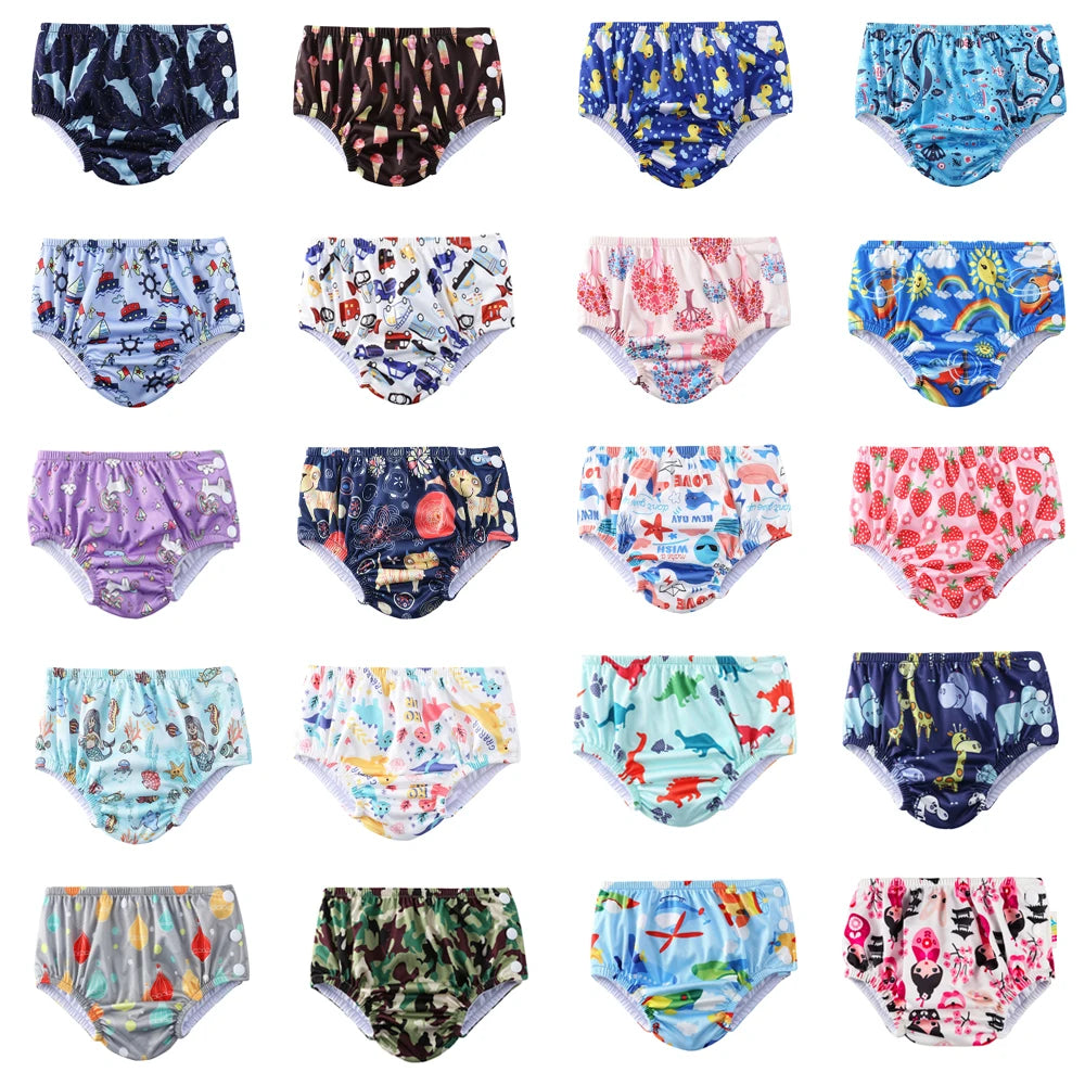 Prints Baby Swim Waterproof Nappy Diaper