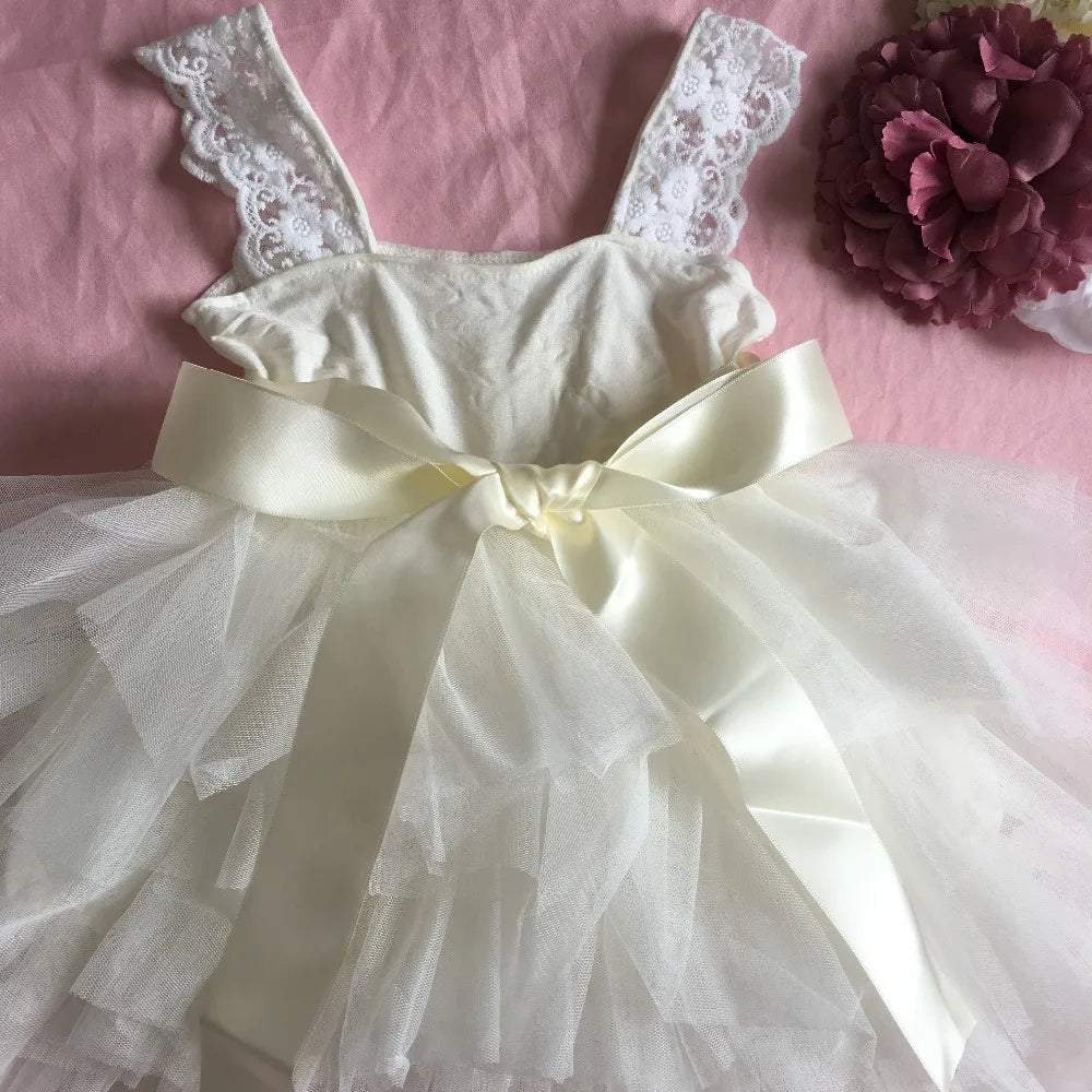 Vintage Princess Girl Birthday Party Dress