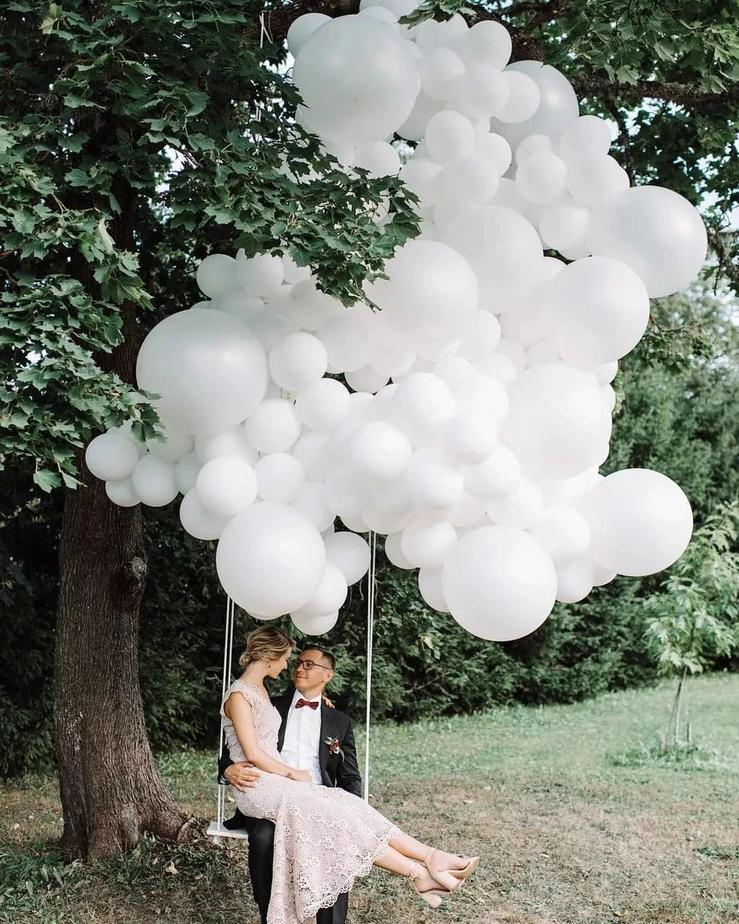 White Latex Balloon