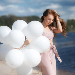 White Latex Balloon