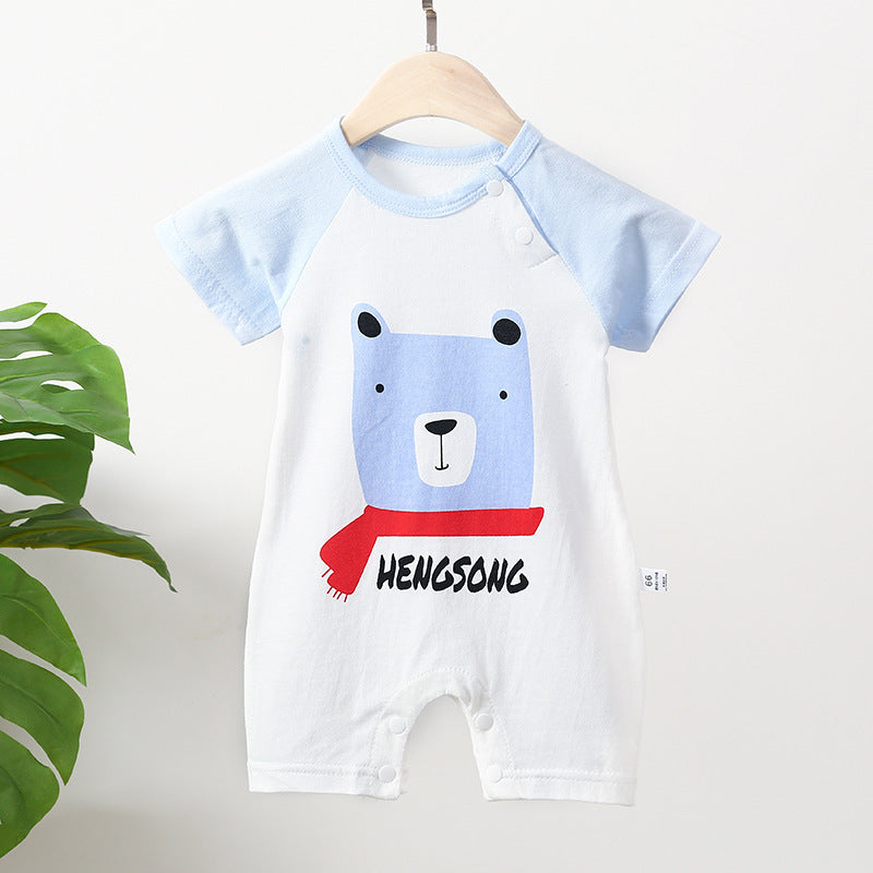 Newborn Baby Boy & Girl Cotton Bodysuit Romper Infant