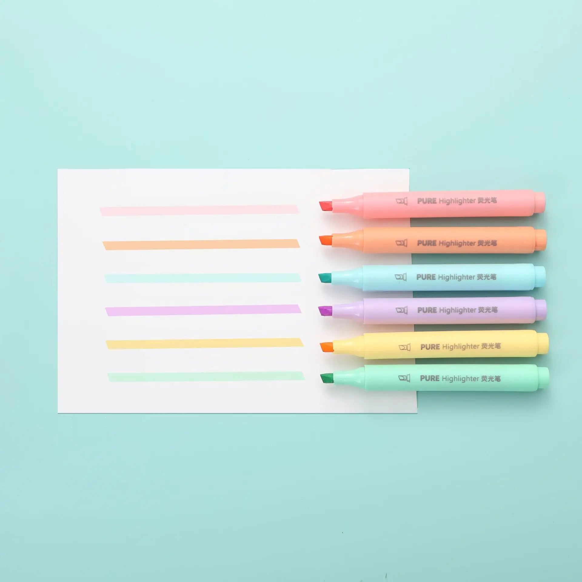 Pastel Color Macaron Highlighter Pen