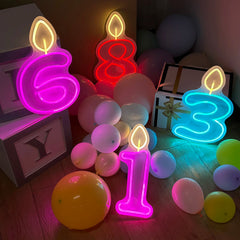 LED Candle Number