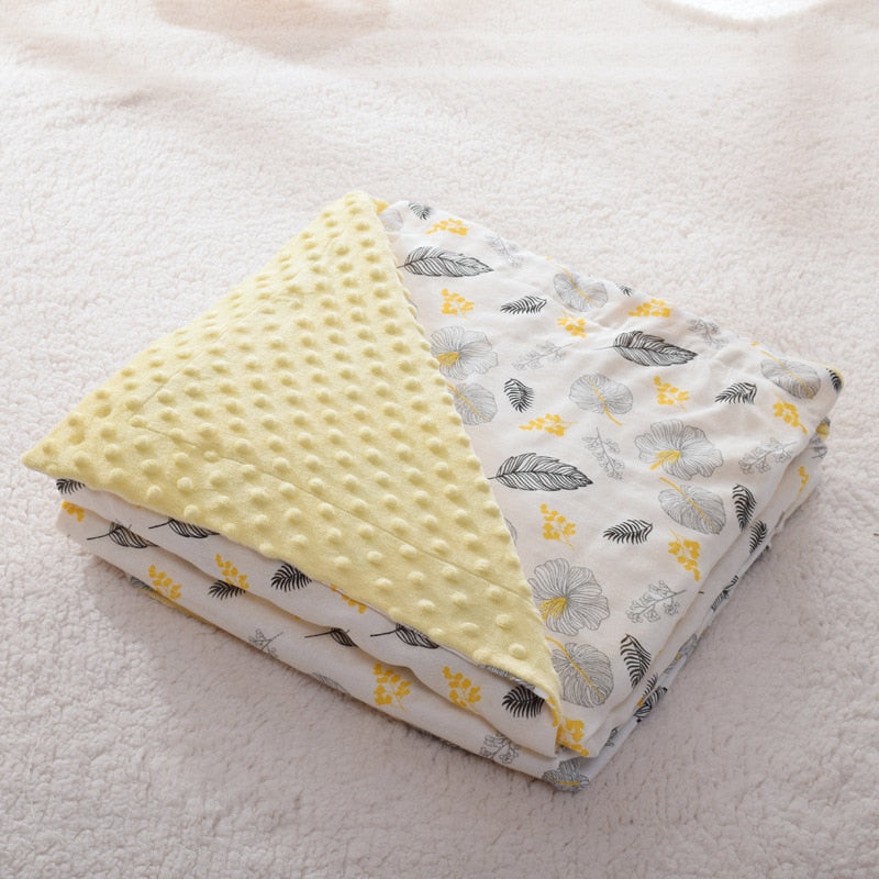 100% Cotton Baby Blankets Newborn 6-layer Muslin Cotton Soft Absorbent