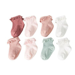 4Pair new baby children's non-slip autumn winter cotton