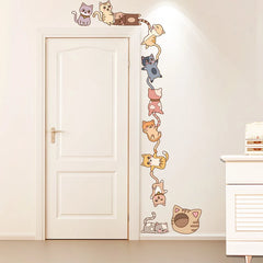 Colorful Cats Wall Sticker