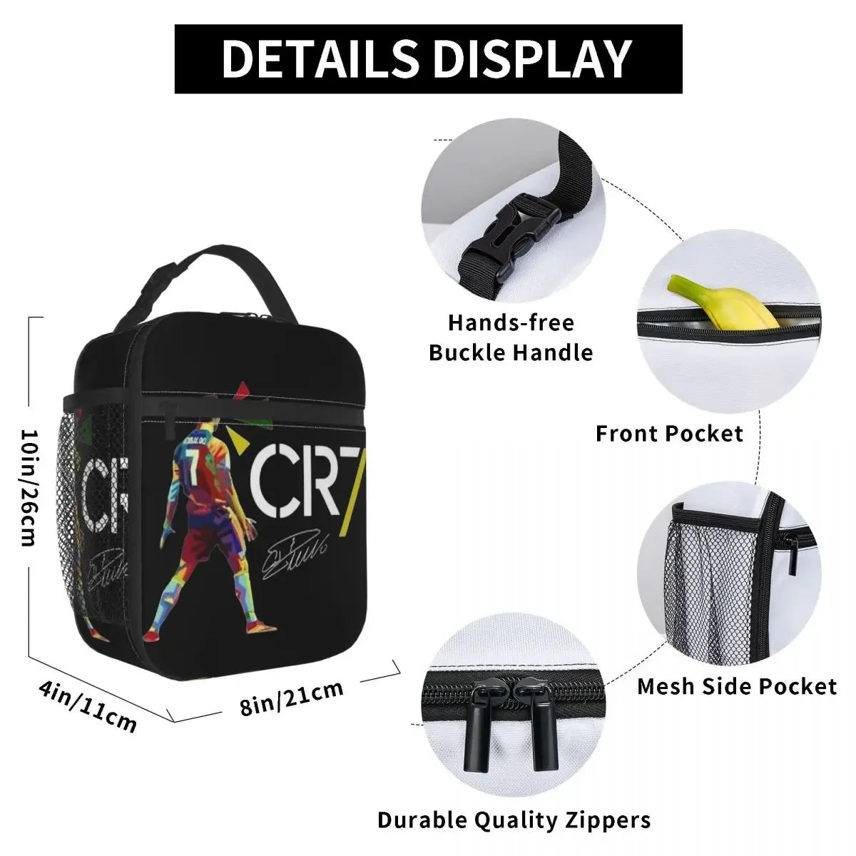 Cr7 Signature Thermal Insulated Lunch Bag