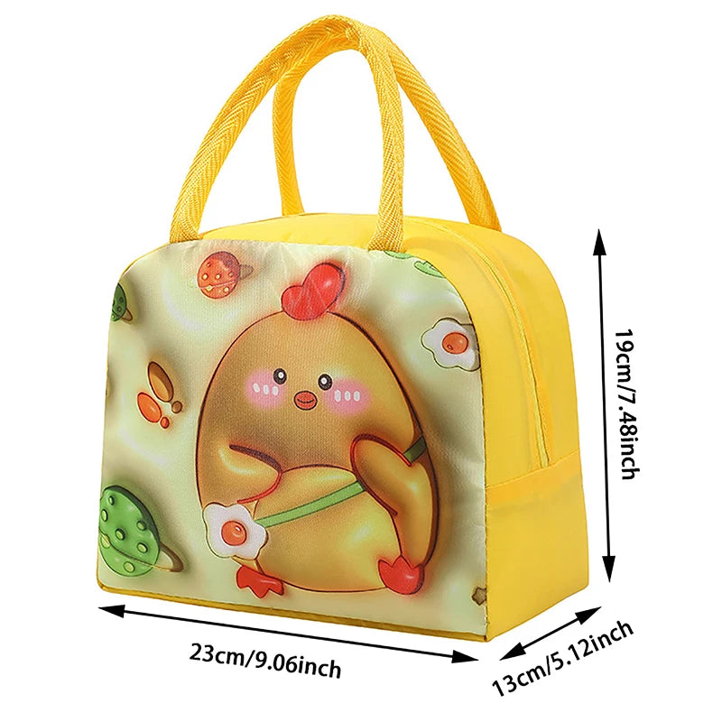 3D Insulated Thermal Lunch Bag