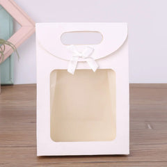 Clear Window Kraft Paper Gift Bags