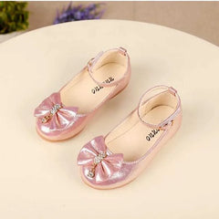 Princess Bowknot Leather Shoes