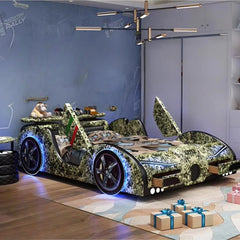 Boys High End Double Car Bed